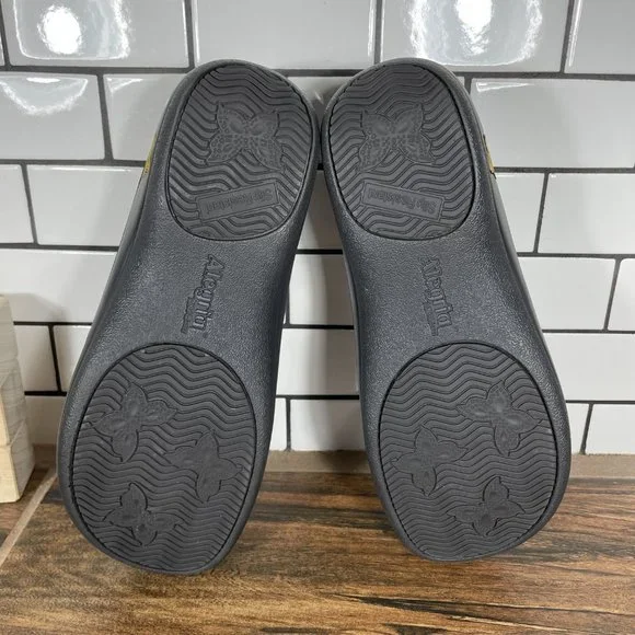 Alegria Kaitlyn Womens Size EU 38 Shoes Gravy Pull Up Leather Mary Jane Clogs - Picture 7 of 16